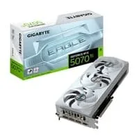 Placa de Vídeo Gigabyte RTX 5070 Ti EAGLE OC ICE SFF 16G NVIDIA GeForce, 16GB GDDR7, 256bits, RGB, DLSS, Ray Tracing - 9VN507TEOI-00-G10