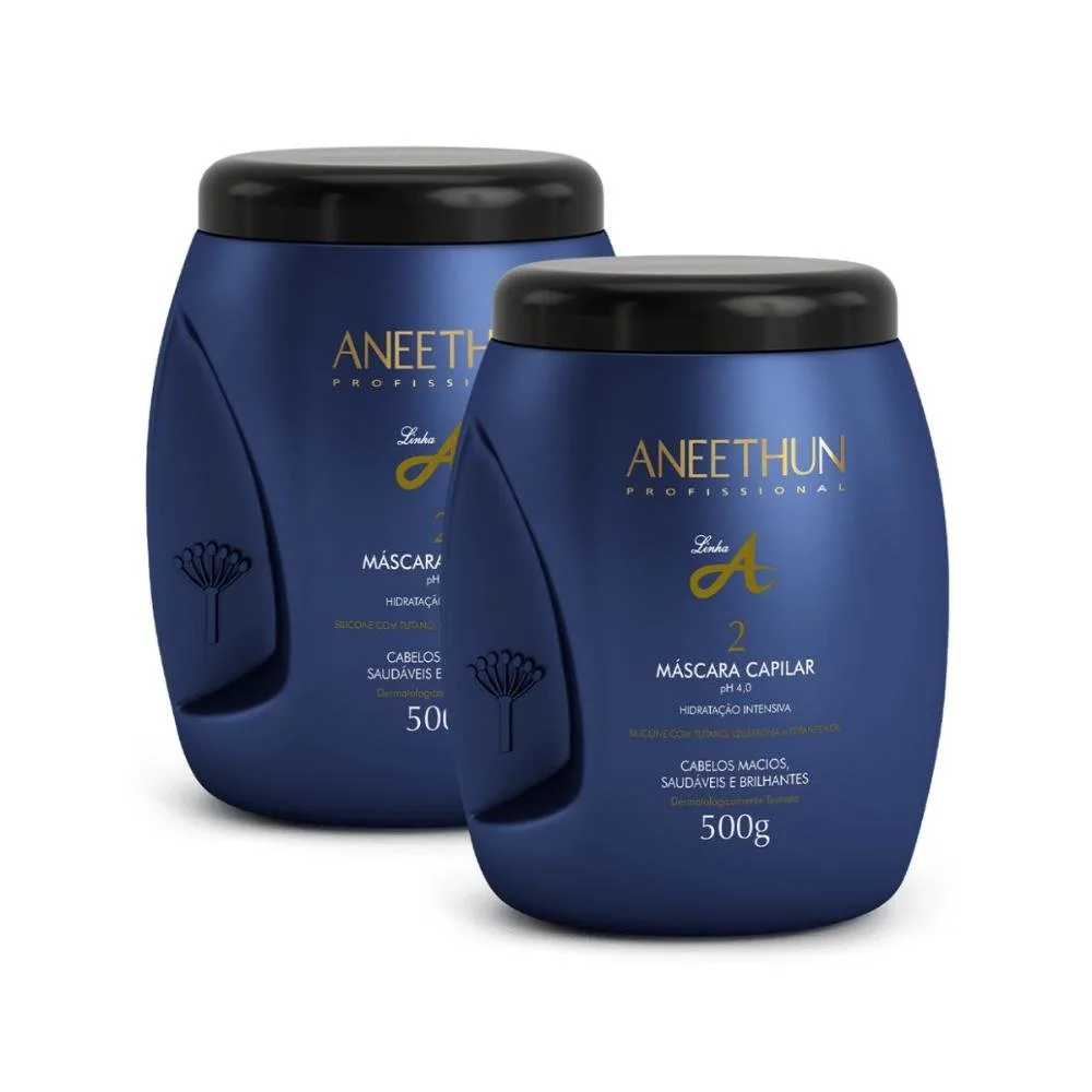 Kit Aneethun Linha A 2 Máscara Capilar 500 g