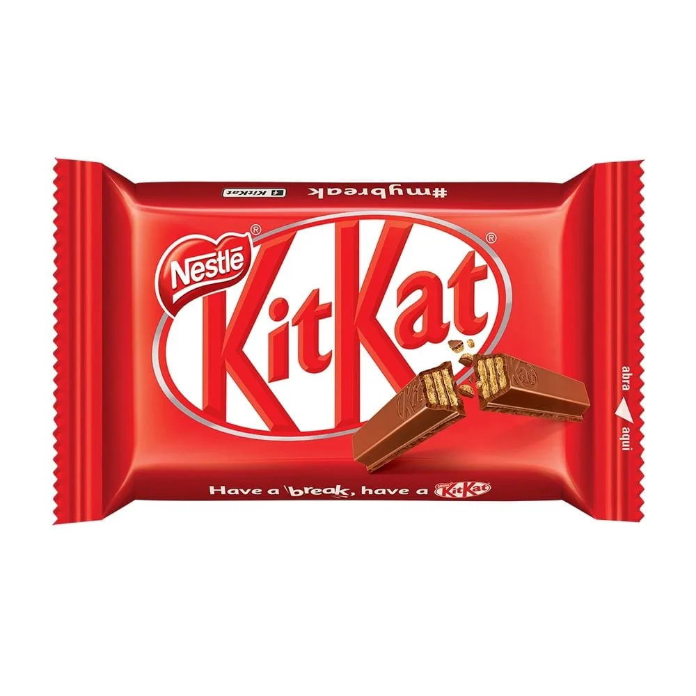 Nestlé KitKat Wafer Chocolate ao Leite 41,5 g KitKat Chocolate ao Leite Nestlé 41,5g