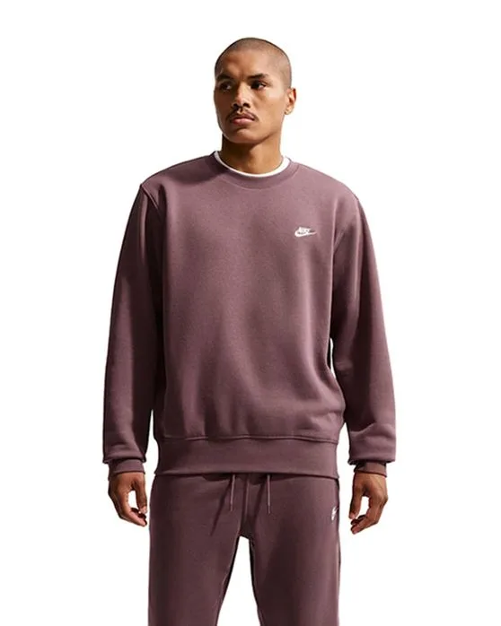 Camiseta Nike Sportswear Manga Longa Club Crew Masculina