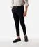 calça slim chino masculina stretch azul