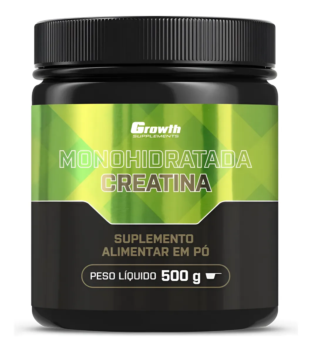 Creatina Monohidratada 500g Growth Supplements - Sem Sabor