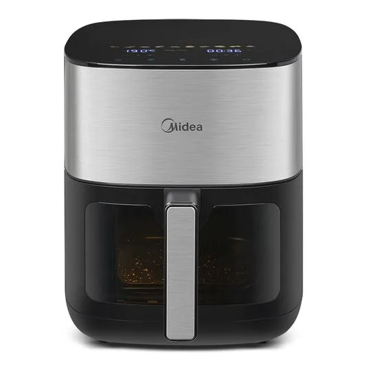 Fritadeira Air Fryer 6L Com Visor Smart Chef Pro Midea Outlet - 1421