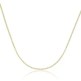 Corrente de Ouro 18K Malha Elo Português 40 cm - CR20445