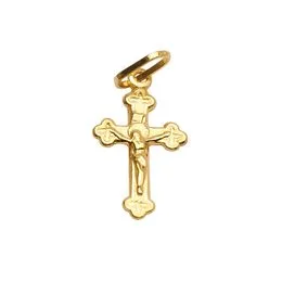 Pingente Cruz com Cristo em Ouro 18K 750 - PG22096