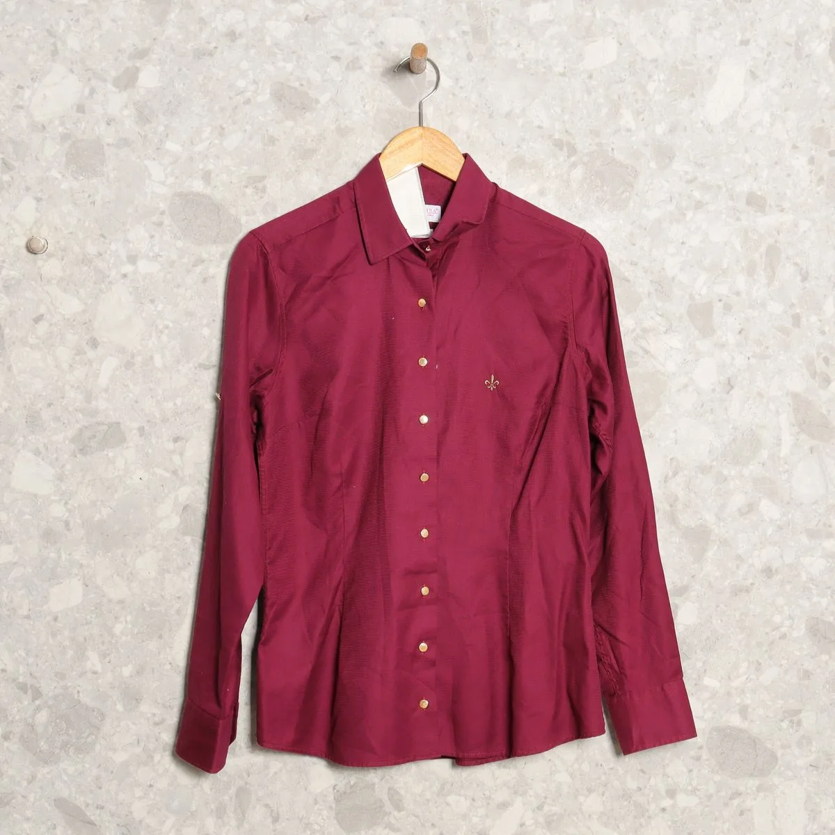 camisa bordô dudalina
