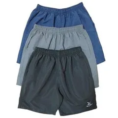 Kit com 3 Shorts Bermudas Tactel Masculino