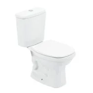 Vaso Sanitário com Caixa Acoplada 3/6l e Assento Like Branco Celite