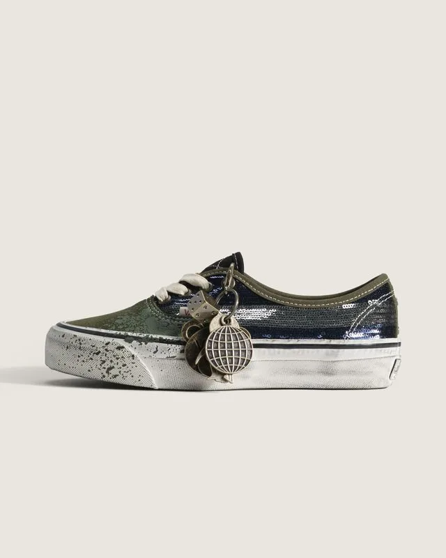 tênis authentic charms green blue