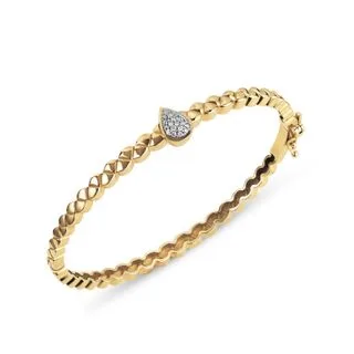 Pulseira Icona em Ouro Amarelo 18k com Diamantes, 0,105ct