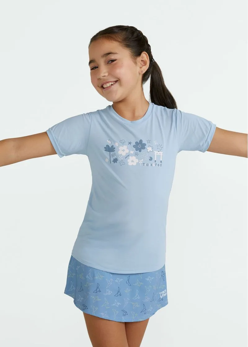 Camiseta Infantil Feminina Manga Curta Thermodry Tori