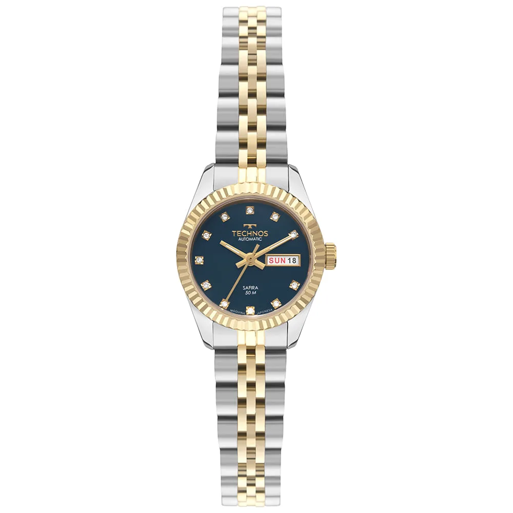 Relógio Technos Feminino Automático BicolorNH06AF/1A
