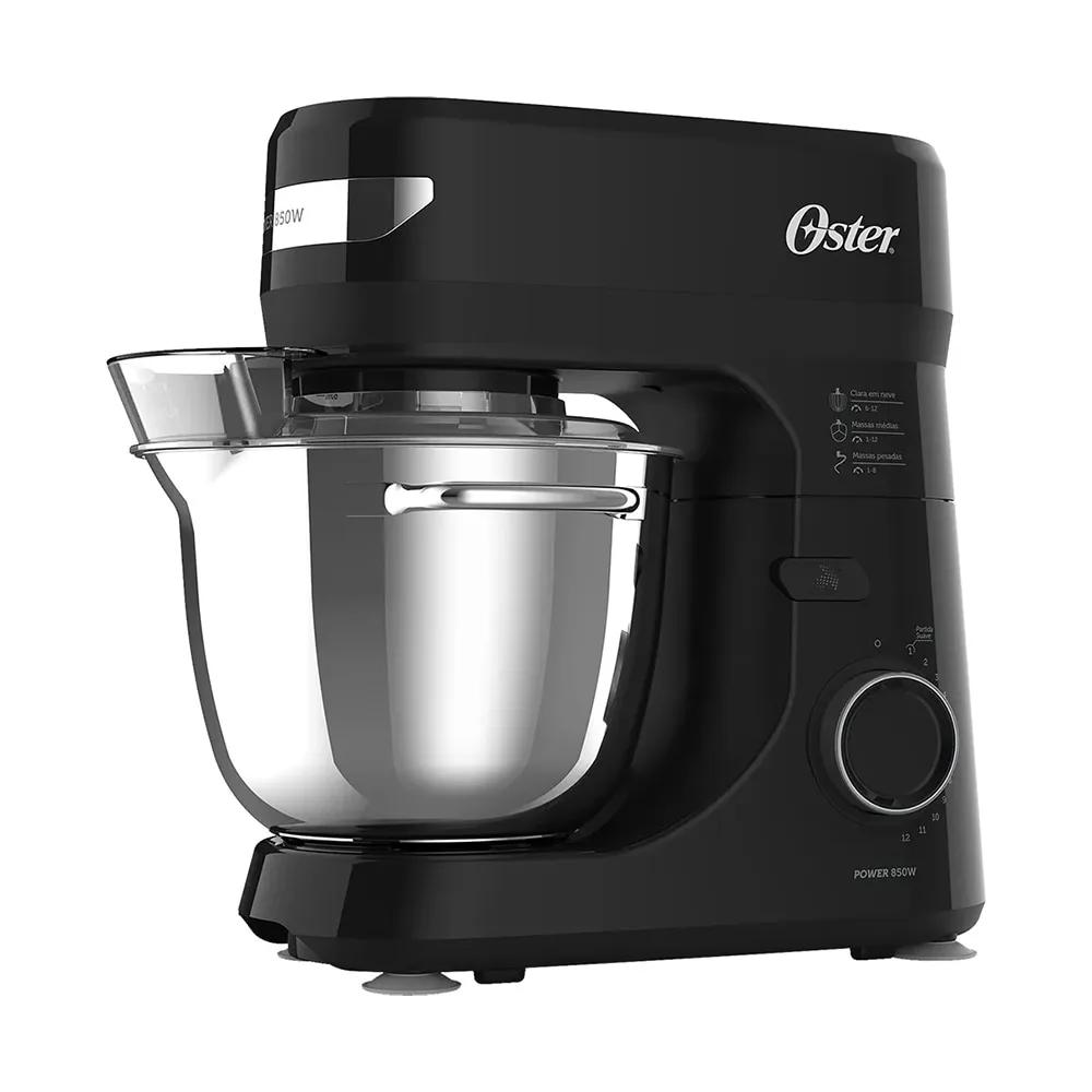 Batedeira Planetária 12 Velocidades OBAT641 Oster - Preto