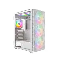 Gabinete Gamer Montech X3 Mesh, Mid-Tower, ATX, Painel Frontal em Mesh, Com 6X Fans, Branco - X3MESHWH