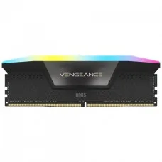 Memória DDR5 Corsair Vengeance RGB, 8GB, 5200MHz, Preto, CMH8GX5M1B5200C40