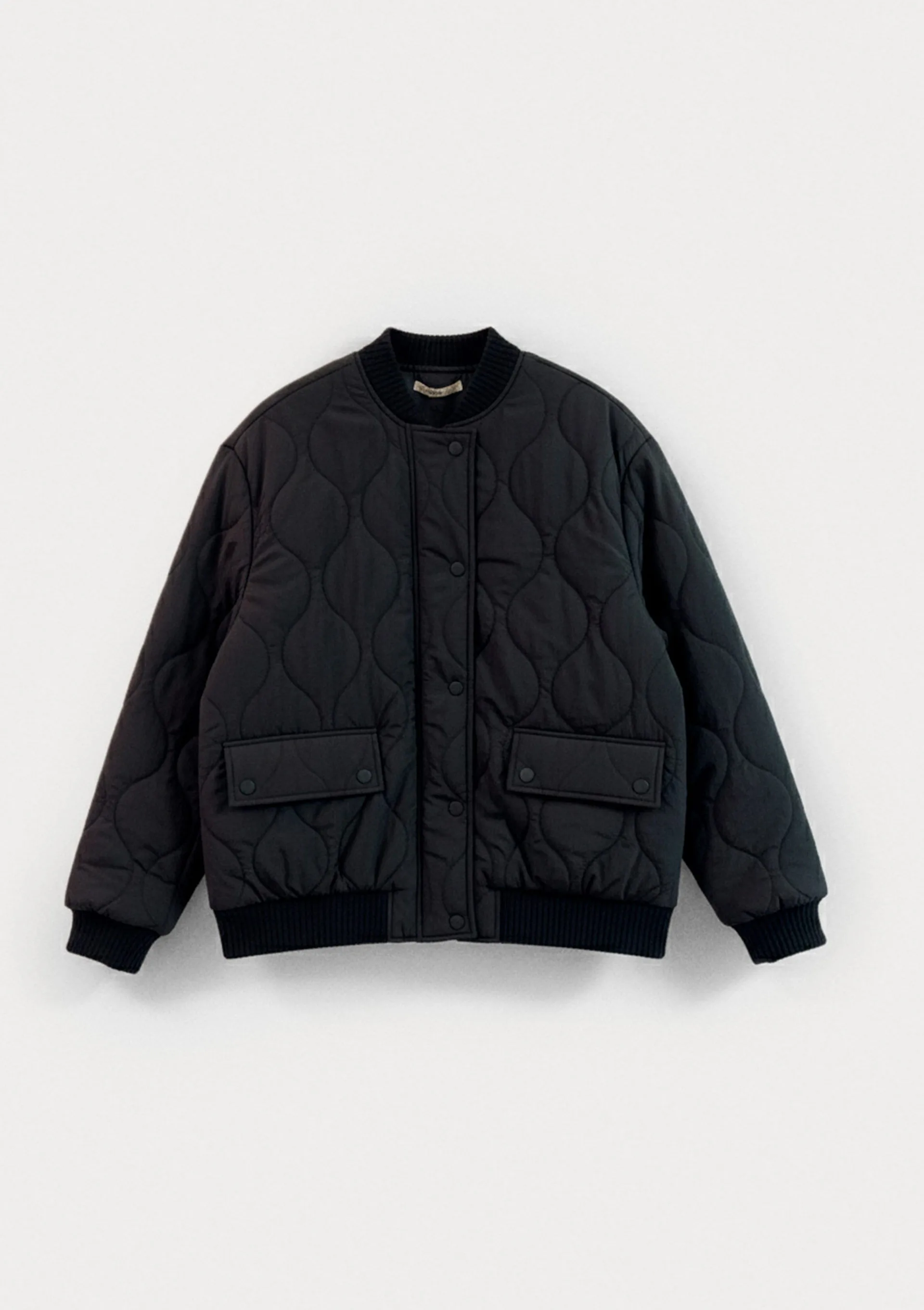Jaqueta Feminina Bomber Puffer - Preto