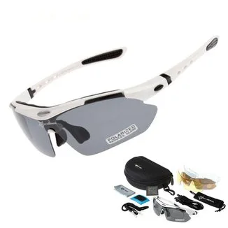 Óculos Bicicleta Ciclismo Bike Rockbros Polarizado 5 Lentes