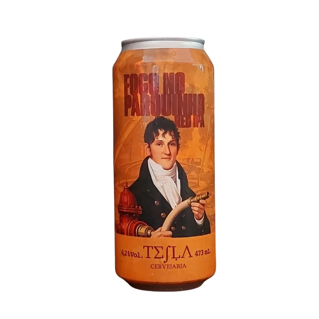 Cerveja Tesla Fogo no Parquinho Red IPA 473 ml
