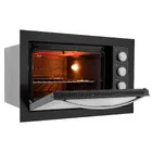 Forno Elétrico de Embutir 48L Fischer com Grill e Timer Fit Line 34493-95481 Preto 127V (110V)