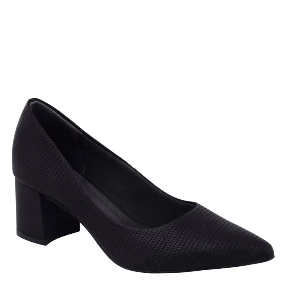 Sapato Scarpin Feminino Em Couro Salto Médio Bottero 377101