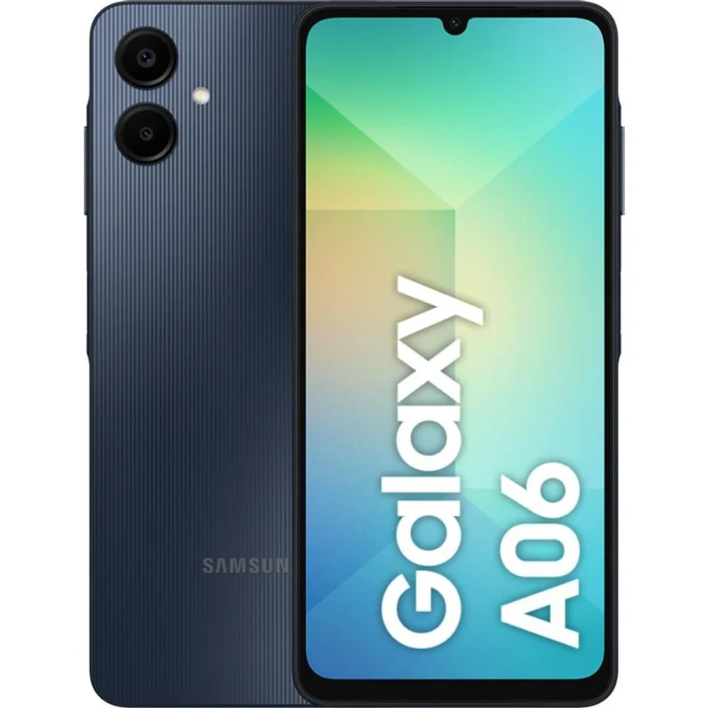 Smartphone Samsung Galaxy A06 128GB 4GB RAM Tela 6,7" Câmera Traseira 50MP + 2MP Frontal 8MP Smartphone Samsung Galaxy A06 128GB 4GB RAM Tela 6,7" Câmera Traseira 50+2MP Frontal 8MP - Azul Escuro