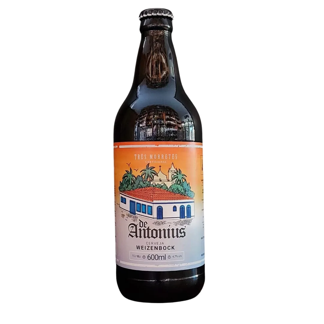 Cerveja Três Morretes De Antoníus Weizenbock 600 ml