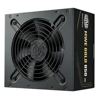 Fonte Cooler Master MWE Gold 850 V3, 850W, 80 Plus Ouro, ATX 3.1, PFC Ativo, Preto - MPE-8506-ACAG-BBR, avaliação 5 estrelas de 5, R$ 399.99 com 20% de desconto no PIX ou 10x de
