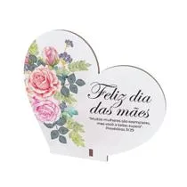 Kit 30 Lembranças Dia Das Mães Mdf Coração Frase