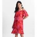 Vestido Ciganinha Infinita Cor Vermelho - Vermelho