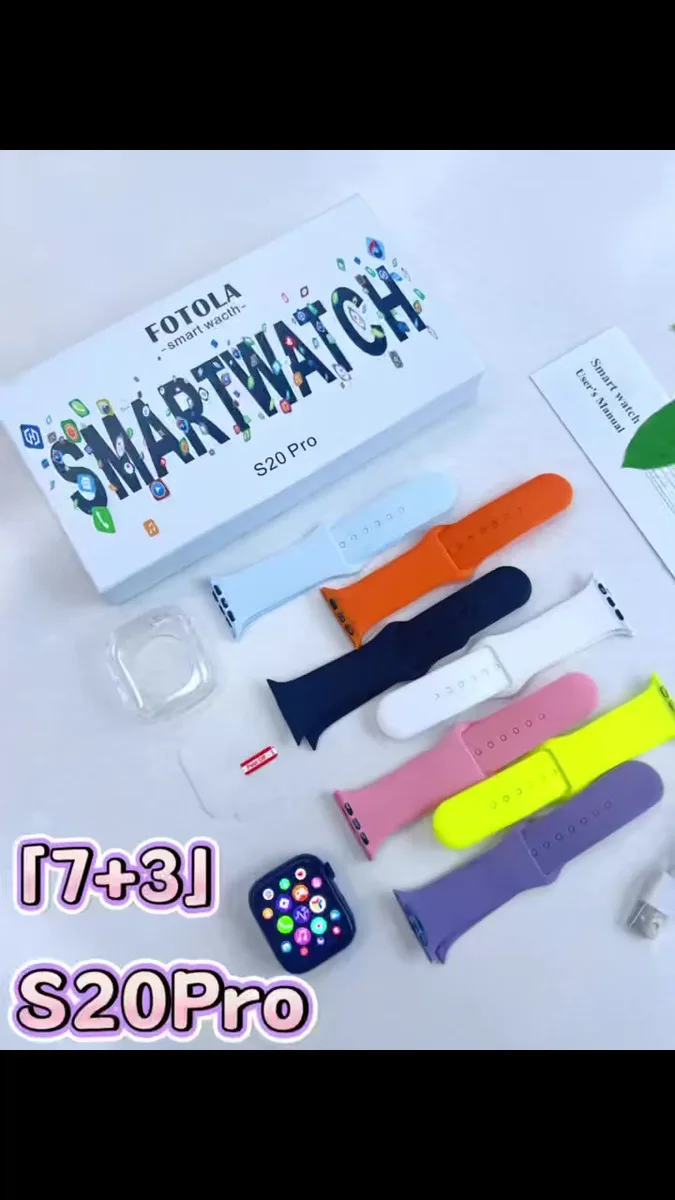 Relógio Smartwatch Bml S20 45mm C/7 Pulseiras Gps