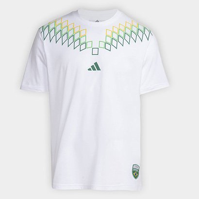 Camiseta Adidas Cob Unissex - Branco