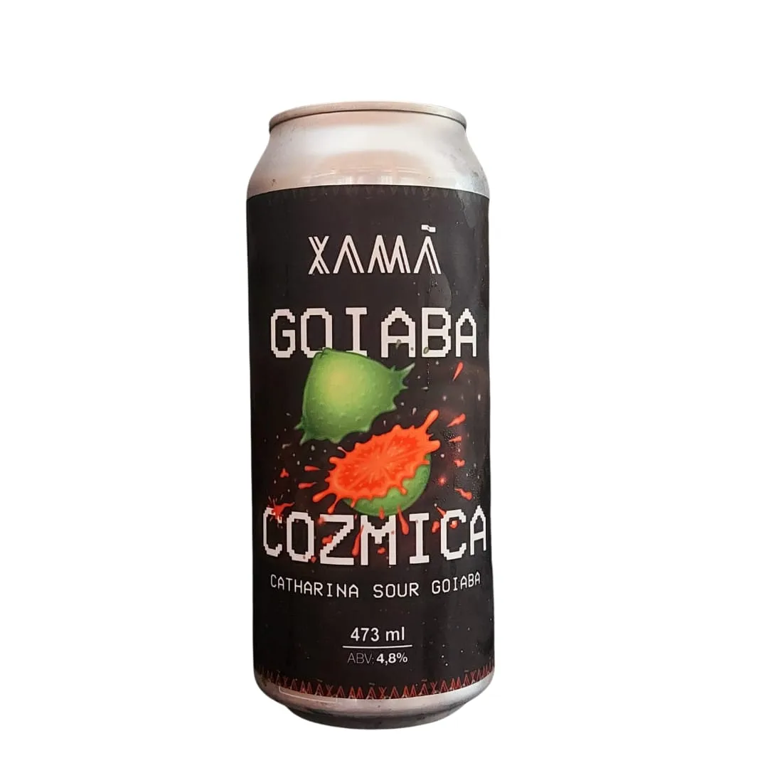 Cerveja Xamã Goiaba Cozmica Catharina Sour 473 ml