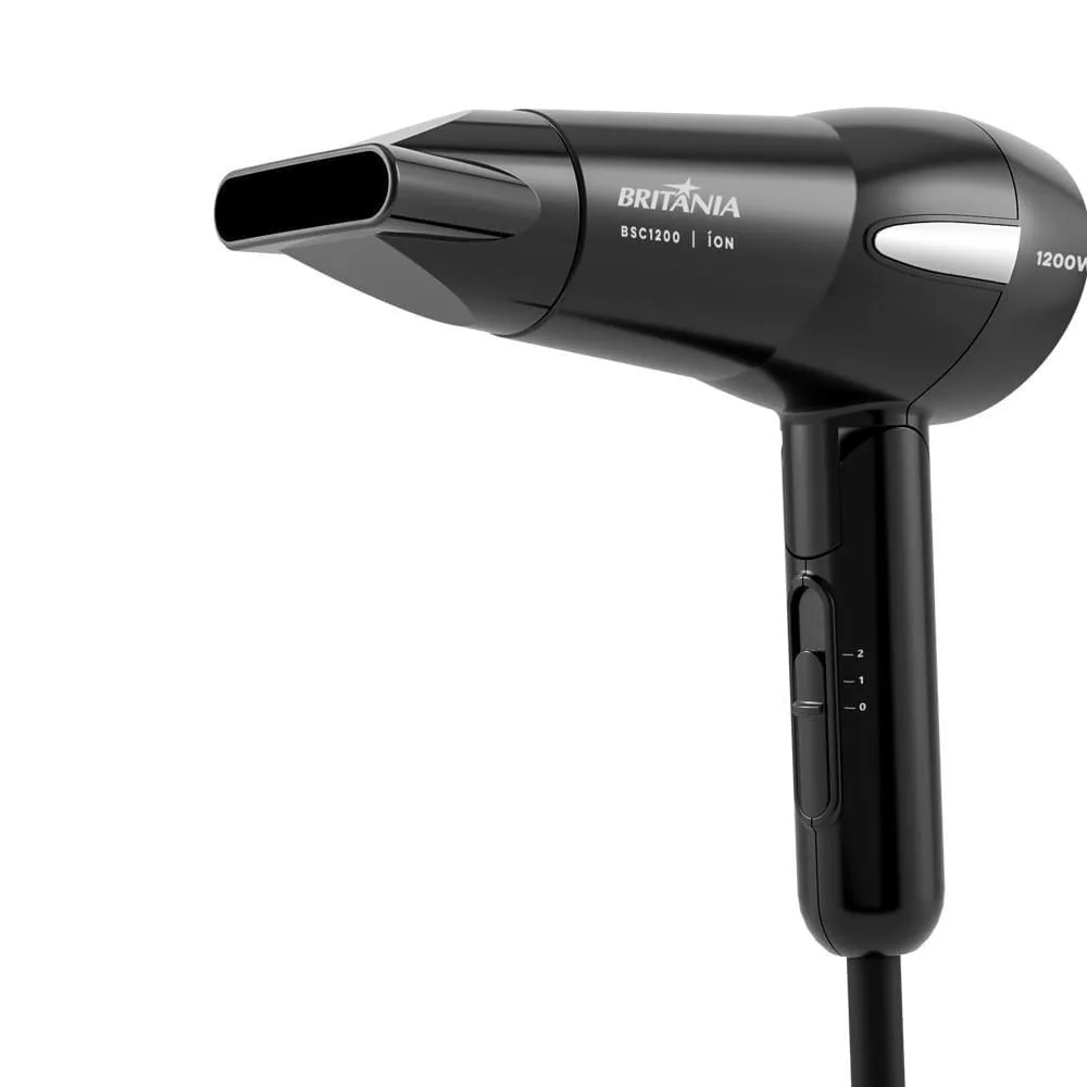Secador de Cabelo Philco BSC1200 Preto Bivolt