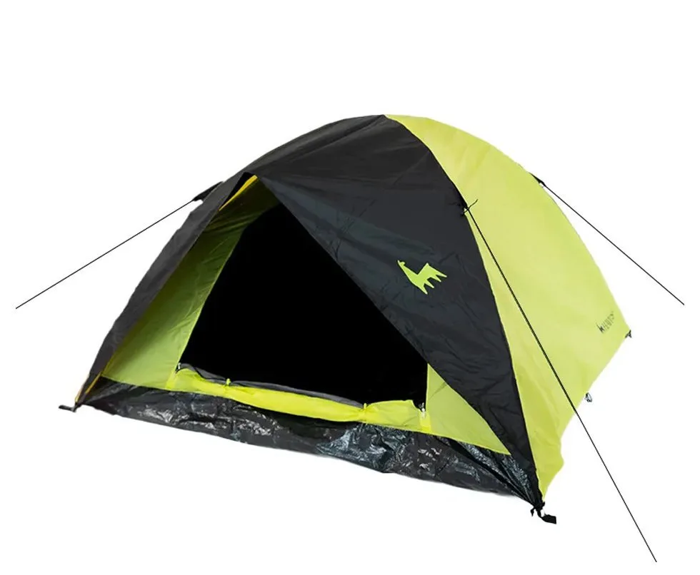 Barraca camping trilha Hawapi Ayllu 4 Pessoas 1500mm coluna dagua e sobreteto - Verde Limão