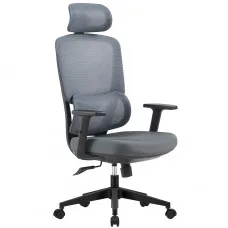 Cadeira de Escritório Dr. Office Work Pro, Ajustável, Mesh, Reclinável, Cinza, DR-CH-WKPR2DG