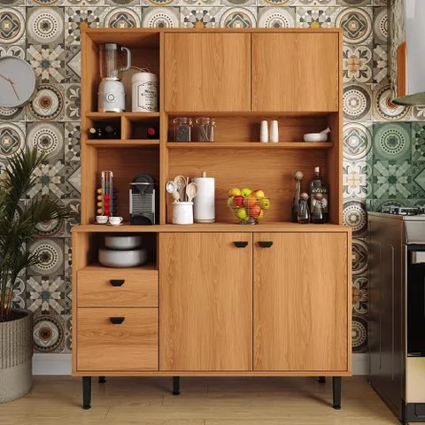Armário de Cozinha Completa 4 Portas 2 Gavetas Veneza Movelove