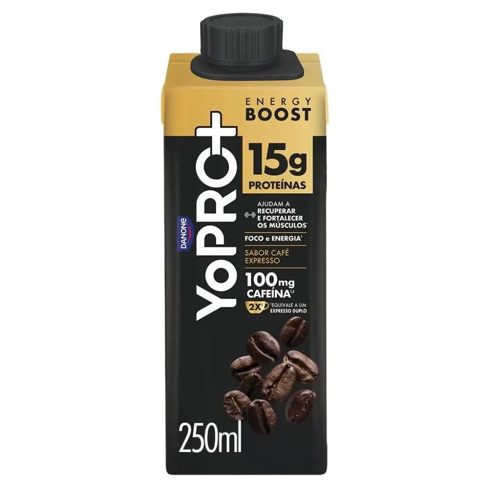 Bebida Láctea Yopro Energy Boost Café Expresso 15g 250ml