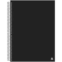 Caderno 20X1 Capa Dura KBOM BLACK 280 Folhas Pacote com 2