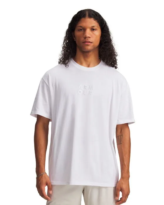 Camiseta Under Armour Wordmark Heavyweight Masculina
