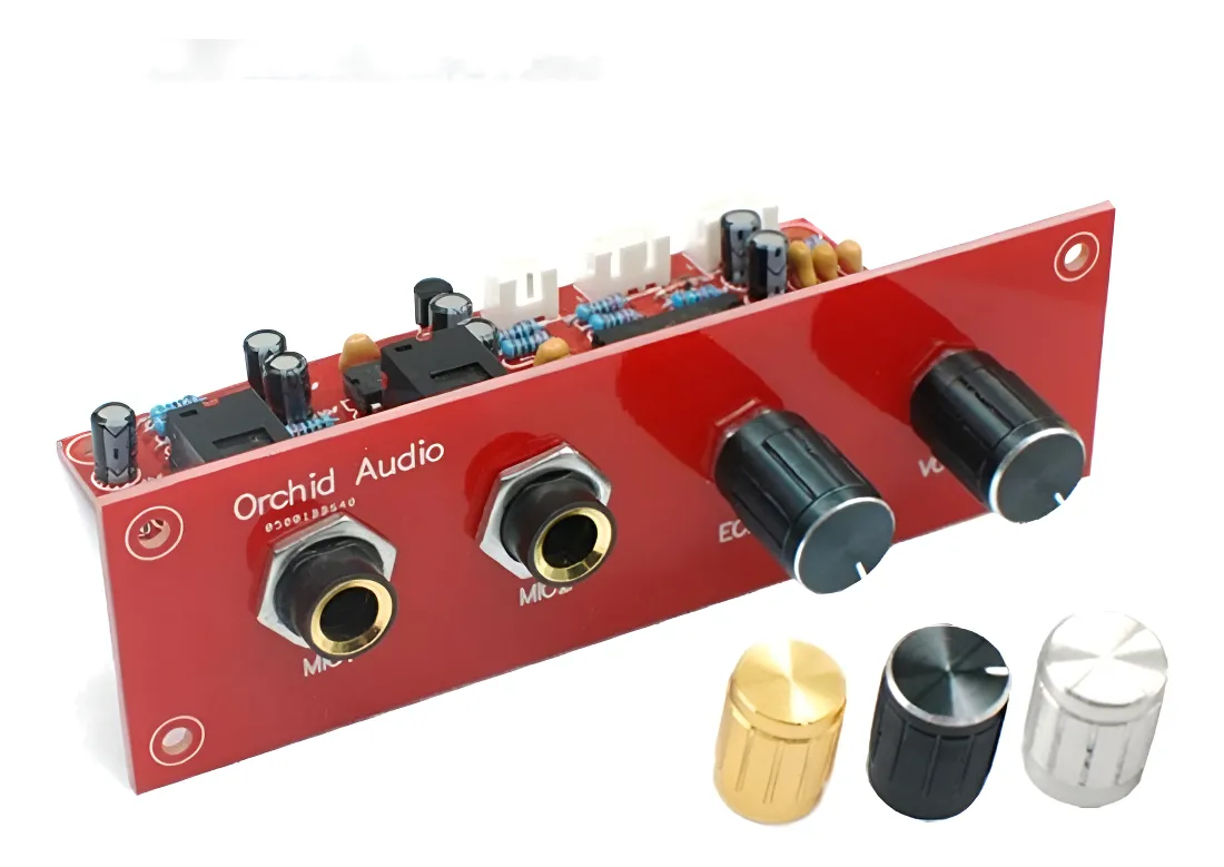Placa Montada Pre Amplificador Microfone Karaoke Eco Reverb