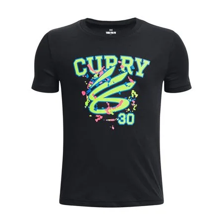 Camiseta de Treino Infantil Under Armour Curry Logo SS
