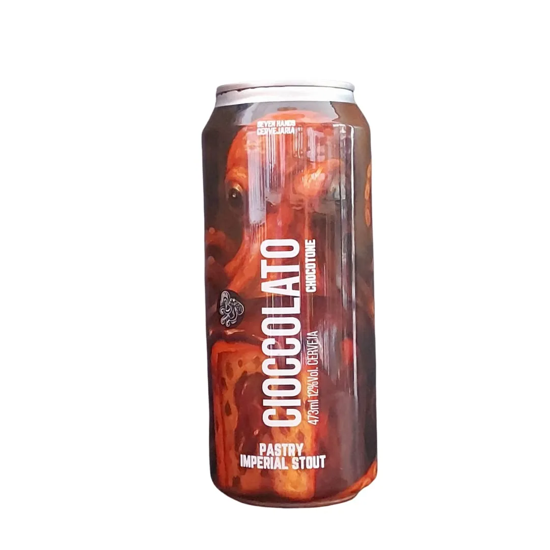 Cerveja Seven Hands Cioccolato Chocotone Pastry Imperial Stout 473 ml