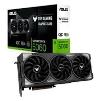 Placa de Vídeo ASUS TUF RTX 5060 O8G GAMING NVIDIA GeForce, 8GB GDDR7, 2677MHz, DLSS 4, Triple Fan, Ray Tracing - TUF-RTX5060-O8G-GAMING