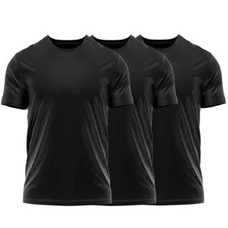 Kit 3 Camisetas Dry Uv Masculina Blusa Camisa Fitness Academia Basica Lisa