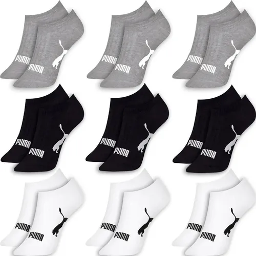 Kit 9 Pares Meias Puma Sapatilha Soquete Invisível Original