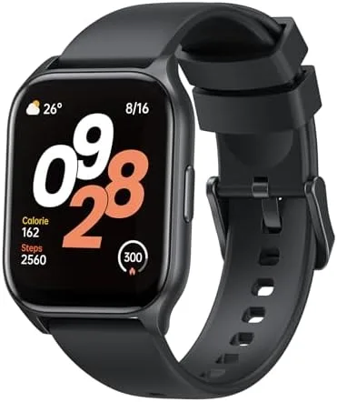 Relógio Inteligente Tranya ES10 1.83“ Tela HD Touch, IP68 à Prova d‘Água, Bateria de 7-10 Dias, Monitoramento Esportivo, Chamadas Bluetooth, Notificações, Smartwatch