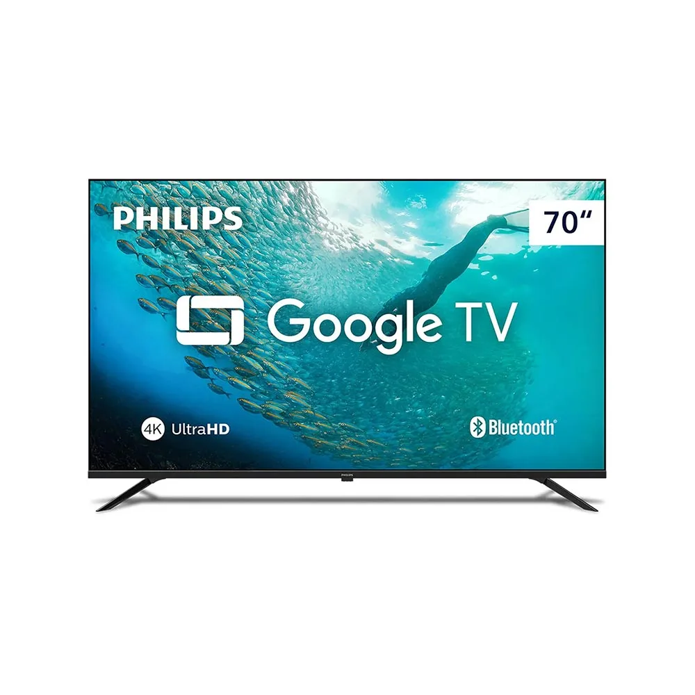 Smart TV LED 70'' 70PUG7019/78 HD 4K Preto - Philips
