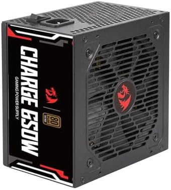 Fonte Gamer Redragon Charge 650W Preto ATX 80 Plus Bronze Capacitores 100% Japoneses FRC-650