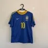 camisa brasil nike azul reserva 2011/2012 drifit poliéster original