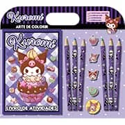 Livro para colorir infantil Kuromi, Arte de colorir Kuromi, Ed Online - PT 1 UN